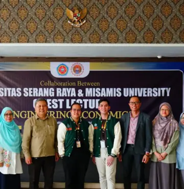 Fakultas Teknik Universitas Serang Raya Gelar Guest Lecturer “Engineering Economics” Bersama Misamis University, Filipina