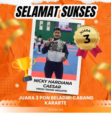 Mahasiswa UNSERA, Nicky, Raih Juara 3 Karate di PON Bela Diri 2025