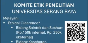 Komite Etik Penelitian UNSERA Buka Layanan Ethical Clearance