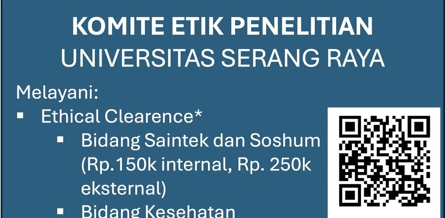 Komite Etik Penelitian UNSERA Buka Layanan Ethical Clearance